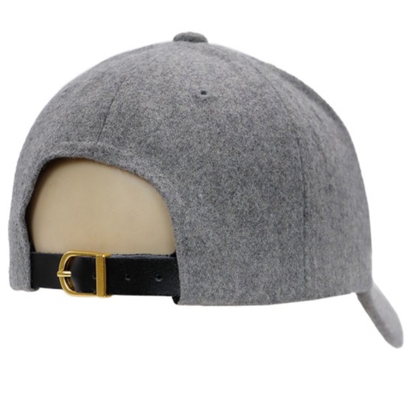 PREMIUM WOOL BASEBALL CAP - HEATHER GREY - Picture 4 of 5